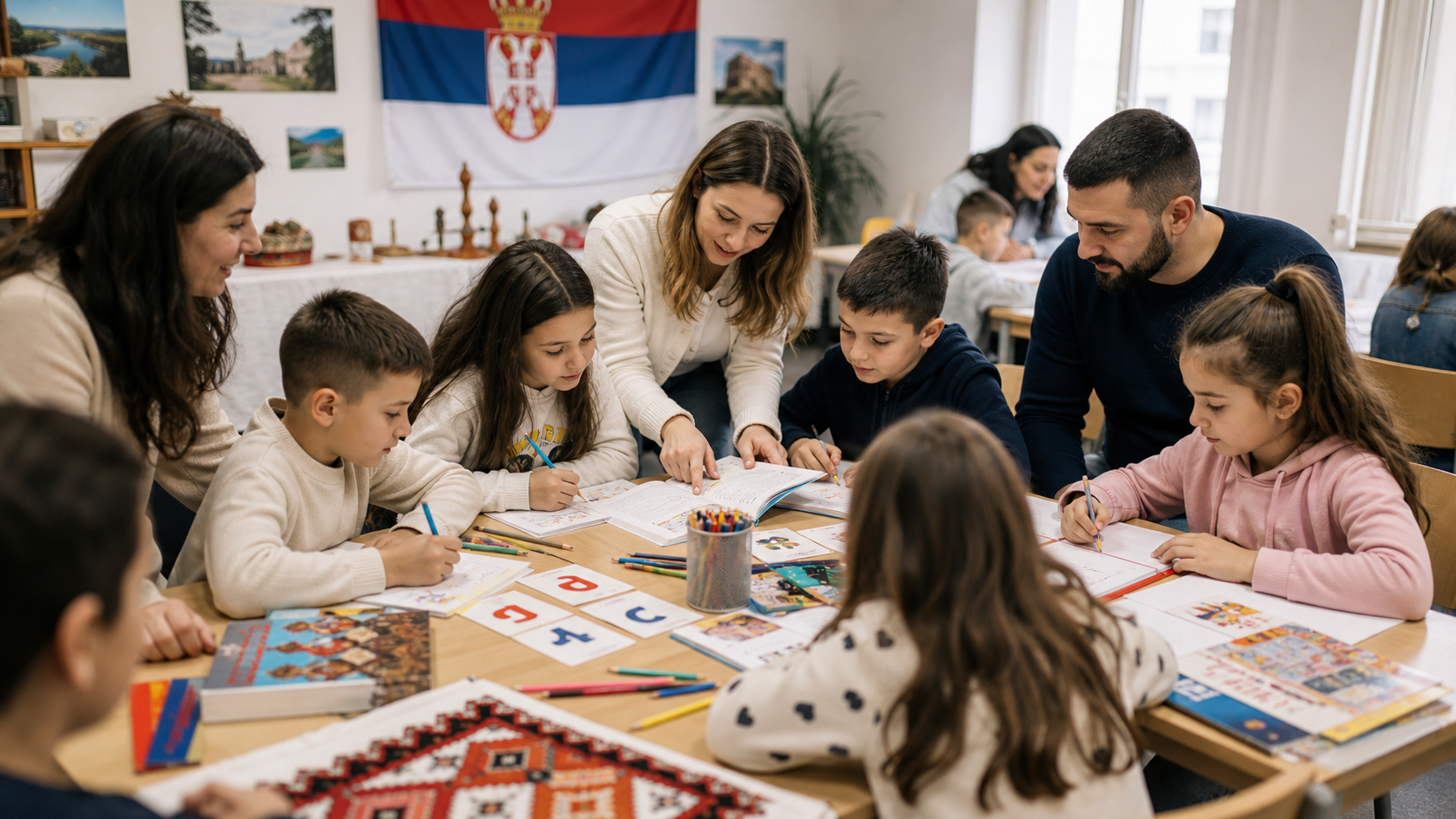Deca uče srpski jezik i kulturu